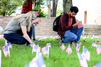 9/11 Flag Memorial Installation